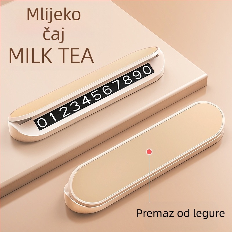 CARGIFT plastična privremena tablica za parkiranje, NV4 model, skriveni tip, tiskano logo OK