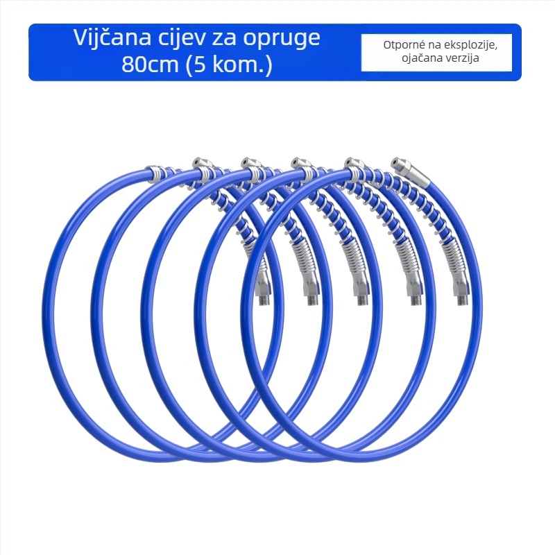 Set dodatne opreme za mašinu za mazanje: crijevo, otporno na eksploziju spojni cjevovod, ručna glava pištolje, mlaznica i produžetak cijevi — Marka: Other; Model: Other; Opseg primjene: Other