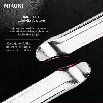 Alat za demontažu guma - MIKUNI RG5024, Karbonska čelična, okrugli i ravni završeci, otporan na eksplozije, za automobil