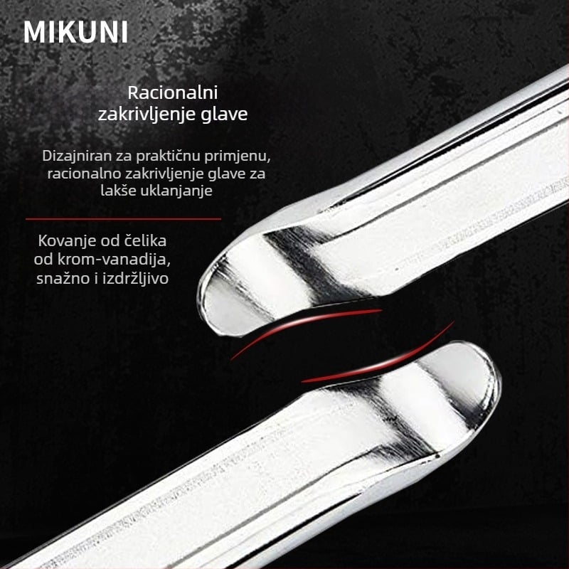 Alat za demontažu guma - MIKUNI RG5024, Karbonska čelična, okrugli i ravni završeci, otporan na eksplozije, za automobil