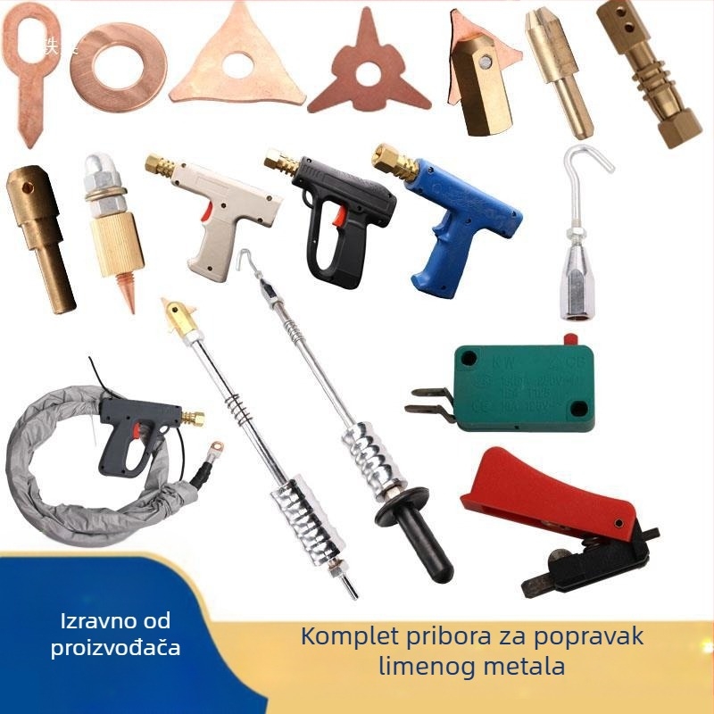 Set alata za izravnavanje udubljenja od lima za strojeve — vučice i čekići, kolekcija alata za popravak udubljenja (Proizvođač: Drugo; Materijal: Drugo; Opseg primjene: Zadano)