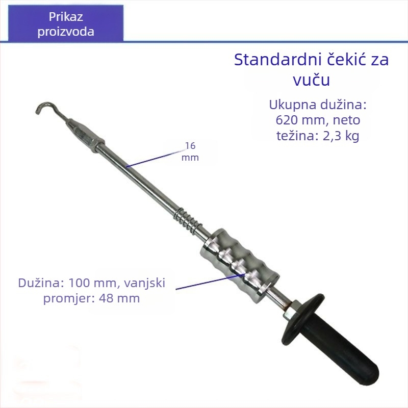 Set alata za izravnavanje udubljenja od lima za strojeve — vučice i čekići, kolekcija alata za popravak udubljenja (Proizvođač: Drugo; Materijal: Drugo; Opseg primjene: Zadano)