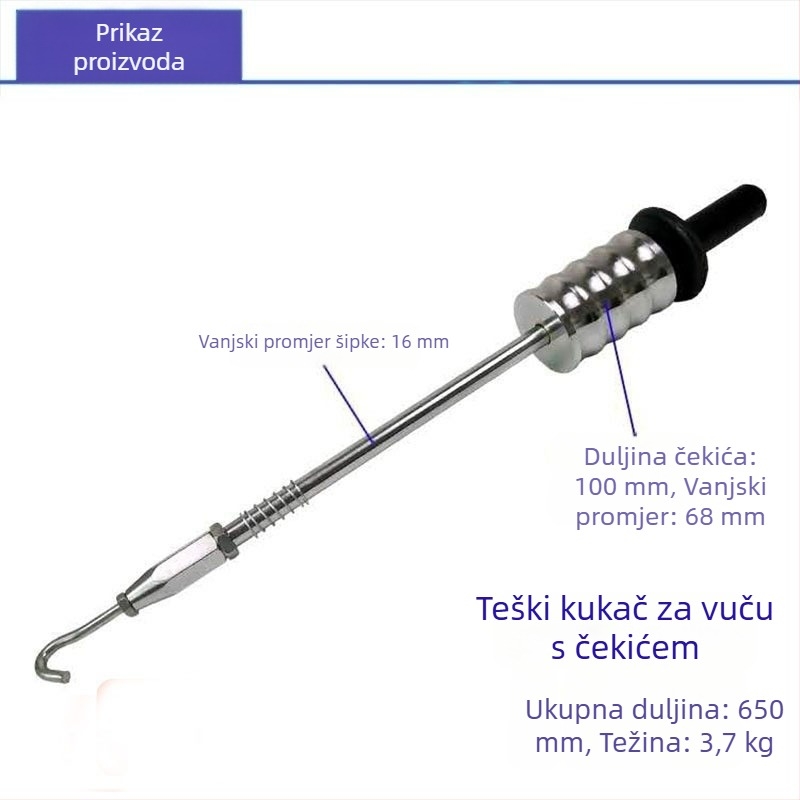 Set alata za izravnavanje udubljenja od lima za strojeve — vučice i čekići, kolekcija alata za popravak udubljenja (Proizvođač: Drugo; Materijal: Drugo; Opseg primjene: Zadano)