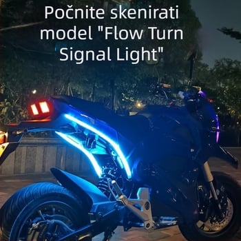 LED obrve za motocikl – model Motorcycle Scanning Water Light, materijal Akril, snaga 5, trajanje 10000 h