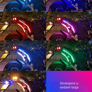 LED obrve za motocikl – model Motorcycle Scanning Water Light, materijal Akril, snaga 5, trajanje 10000 h