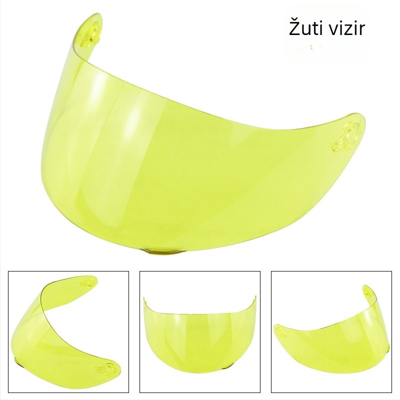 Leće za kacigu motocikla s premazom protiv zamagljivanja i kopčom s klinom, otporno na vjetar, kompatibilno s K1/K1S/K3SV/K5/K5S