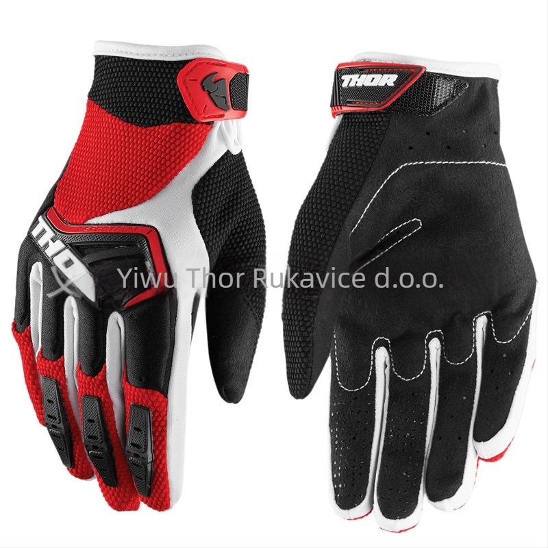 Off-road rukavice za motocikle, mikrovlaknena neklizajuća tkanina, unisex, za vožnju bicikla i utrke, odrasli