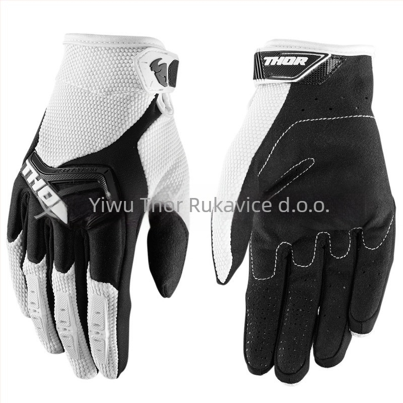 Off-road rukavice za motocikle, mikrovlaknena neklizajuća tkanina, unisex, za vožnju bicikla i utrke, odrasli