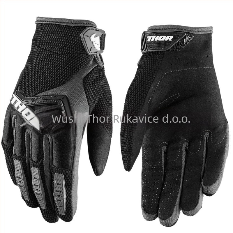Off-road rukavice za motocikle, mikrovlaknena neklizajuća tkanina, unisex, za vožnju bicikla i utrke, odrasli