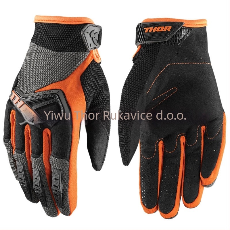 Off-road rukavice za motocikle, mikrovlaknena neklizajuća tkanina, unisex, za vožnju bicikla i utrke, odrasli