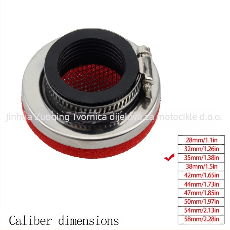 ZUQING AF117 motorni filter zraka, spužvasti, za off-road pocket bike 47cc/49cc