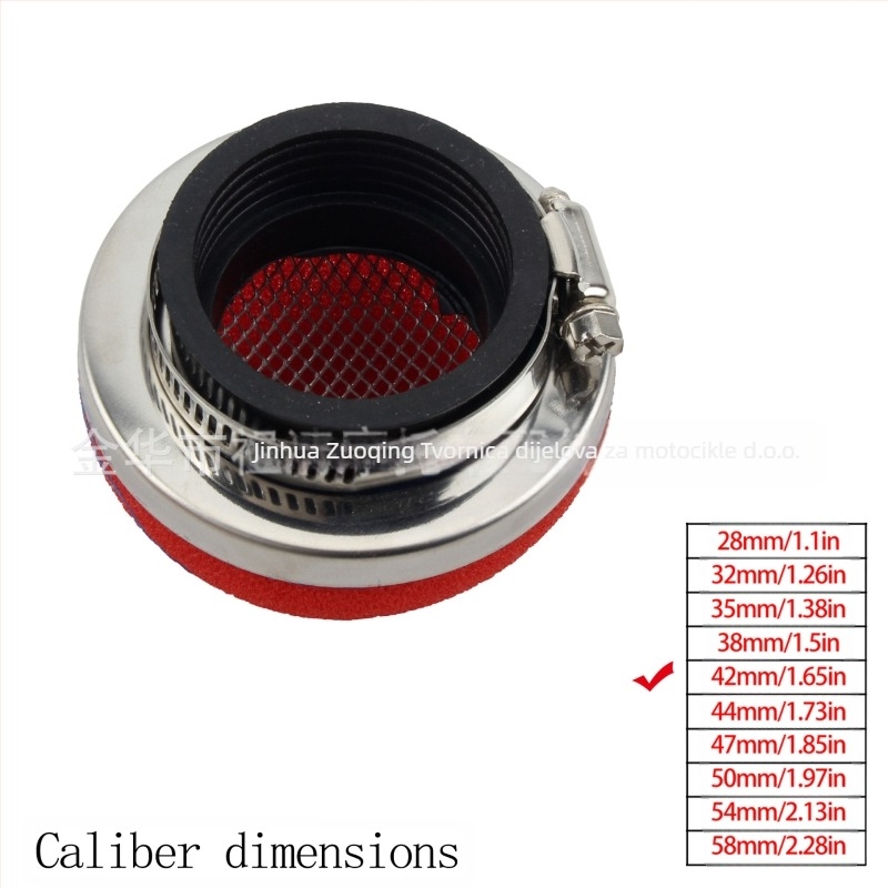 ZUQING AF117 motorni filter zraka, spužvasti, za off-road pocket bike 47cc/49cc