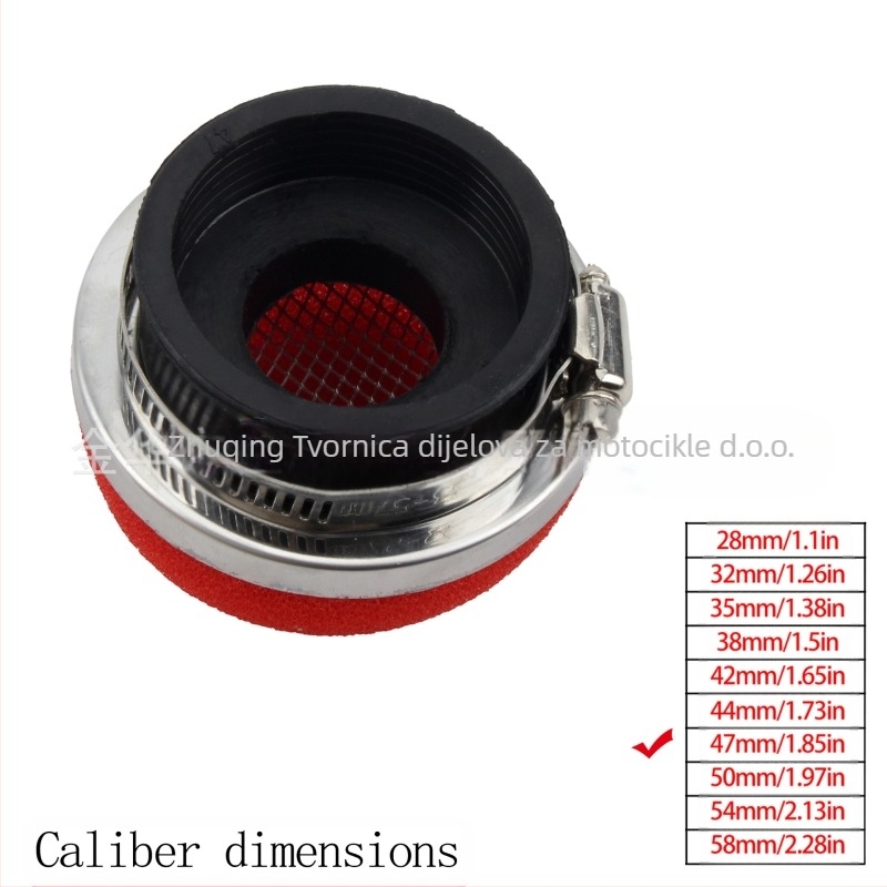 ZUQING AF117 motorni filter zraka, spužvasti, za off-road pocket bike 47cc/49cc