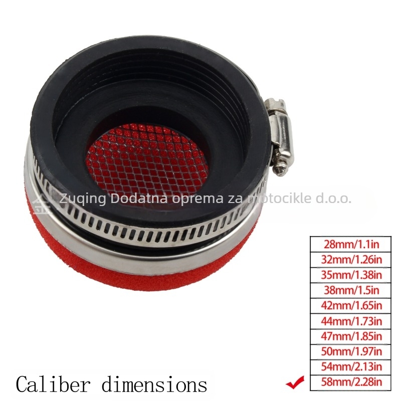 ZUQING AF117 motorni filter zraka, spužvasti, za off-road pocket bike 47cc/49cc