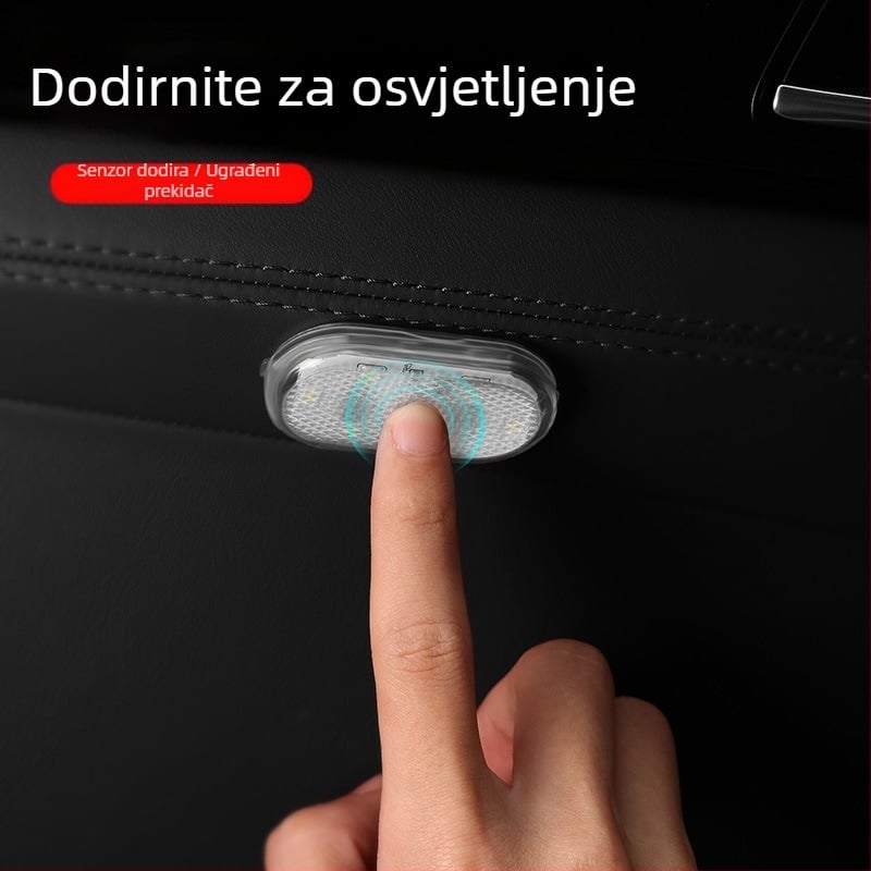 Automobilske stropne i unutarnje osvjetljenje s induktivnim senzorom, bežična instalacija — model zmd-1, snaga 3W, napon 5V
