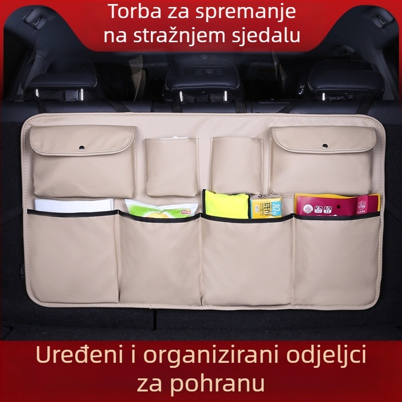 Torba za prtljažnik, kožna, velik kapacitet, viseći način uporabe, tiskanje logotipa