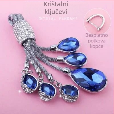 Auto ključni lanac s kristalnim dijamantom, model A03, Ai Youqi