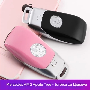 Stražnji poklopac kućišta ključa Mercedes-Benz za modele A-, C-, E-, S klase i GLB | TPU materijal | jednostavan stil