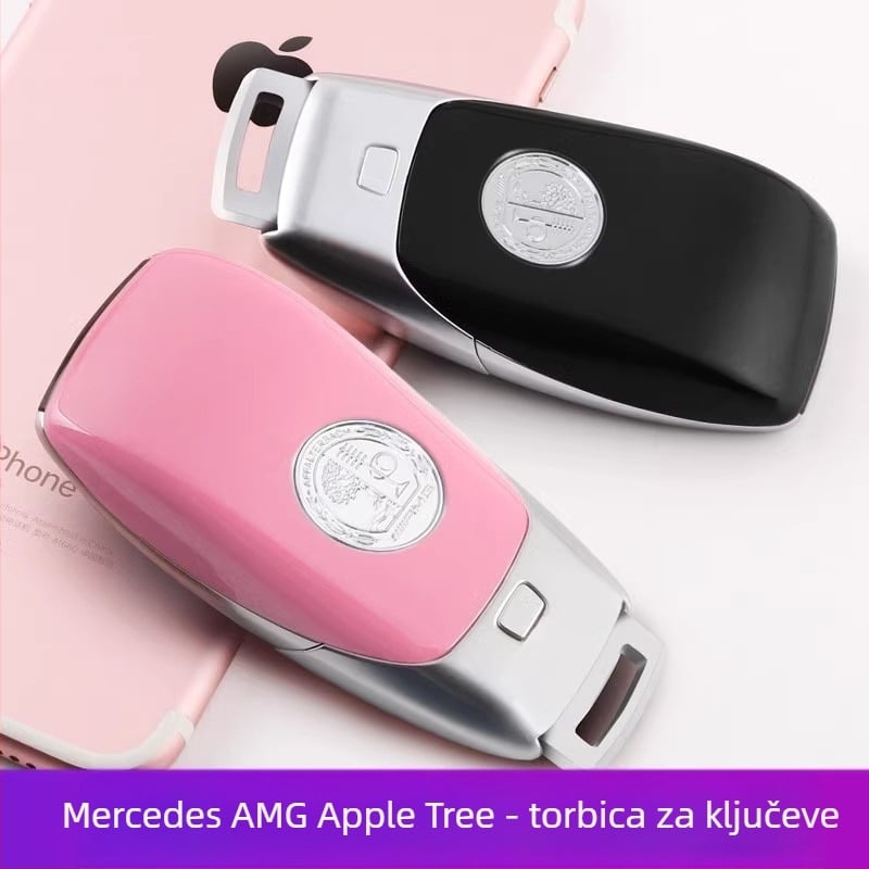 Stražnji poklopac kućišta ključa Mercedes-Benz za modele A-, C-, E-, S klase i GLB | TPU materijal | jednostavan stil