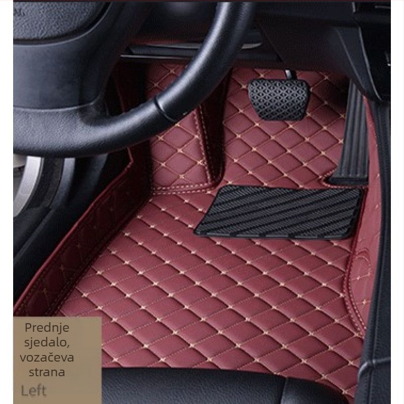 Kožna podloga za vozača automobila, s otisnutim logom, Peugeot 301