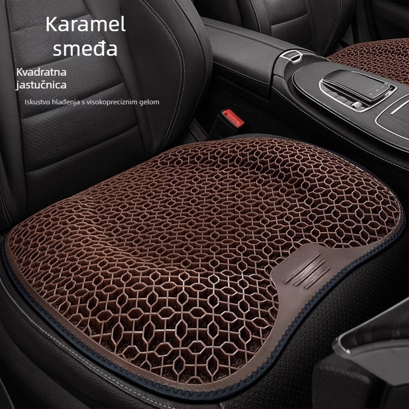 Peng Mei gel podložka za auto sjedalo – univerzalna za sve sezone, ventilirana i prozračna