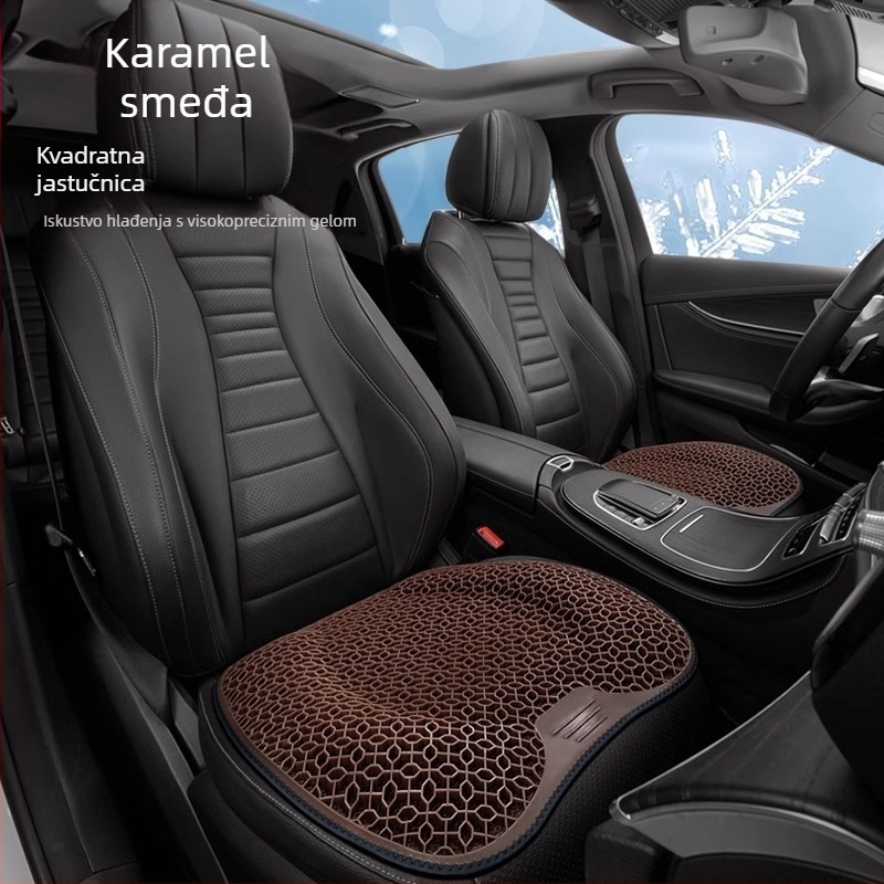 Peng Mei gel podložka za auto sjedalo – univerzalna za sve sezone, ventilirana i prozračna