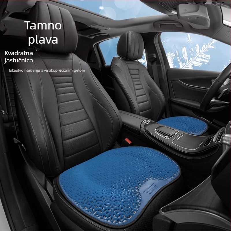 Peng Mei gel podložka za auto sjedalo – univerzalna za sve sezone, ventilirana i prozračna
