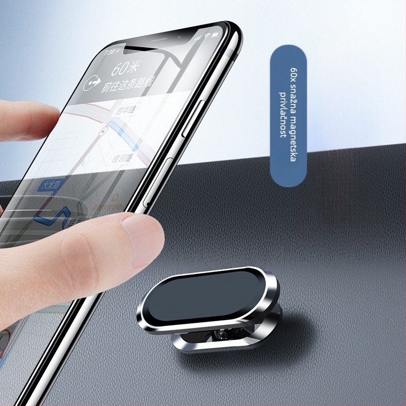 Univerzalni držač za telefon u automobilu, od legure, magnetsko pričvršćivanje na ploču instrument tablice, za navigaciju
