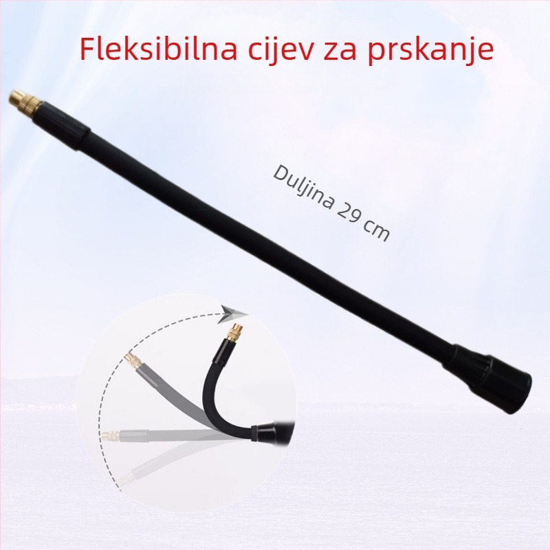 Set mlaznica za čajnik/zalijevanje s univerzalnim štapom, teleskopskim produženjem, pjenastom mlaznicom, mlaznicom s mjehurićima
