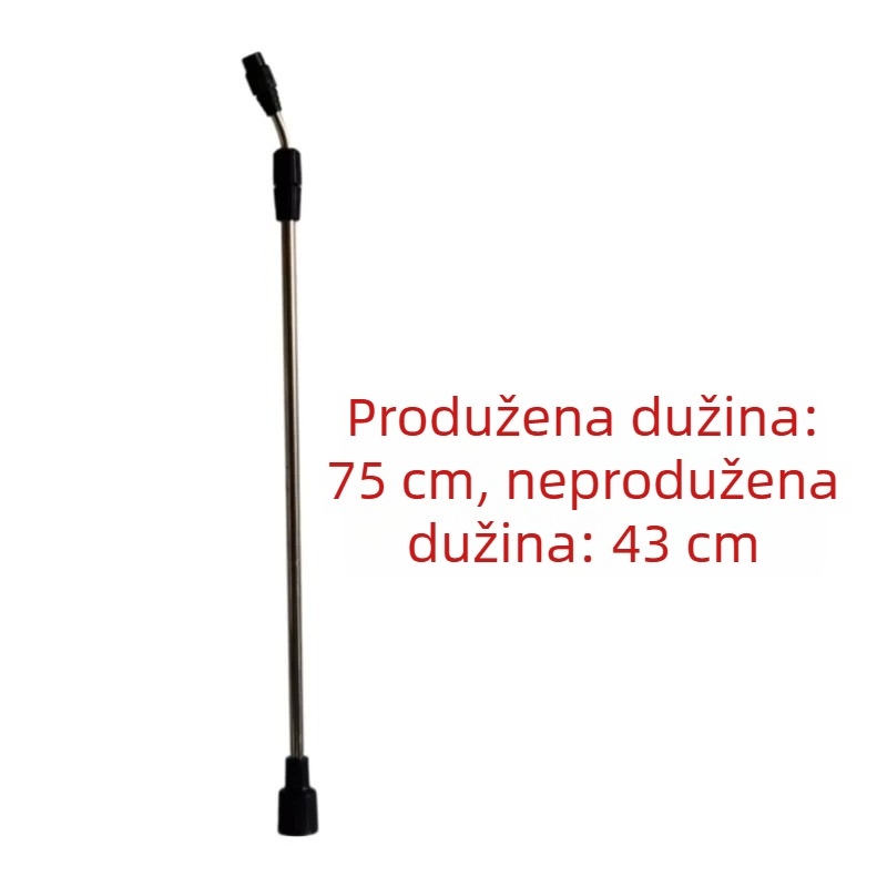 Set mlaznica za čajnik/zalijevanje s univerzalnim štapom, teleskopskim produženjem, pjenastom mlaznicom, mlaznicom s mjehurićima