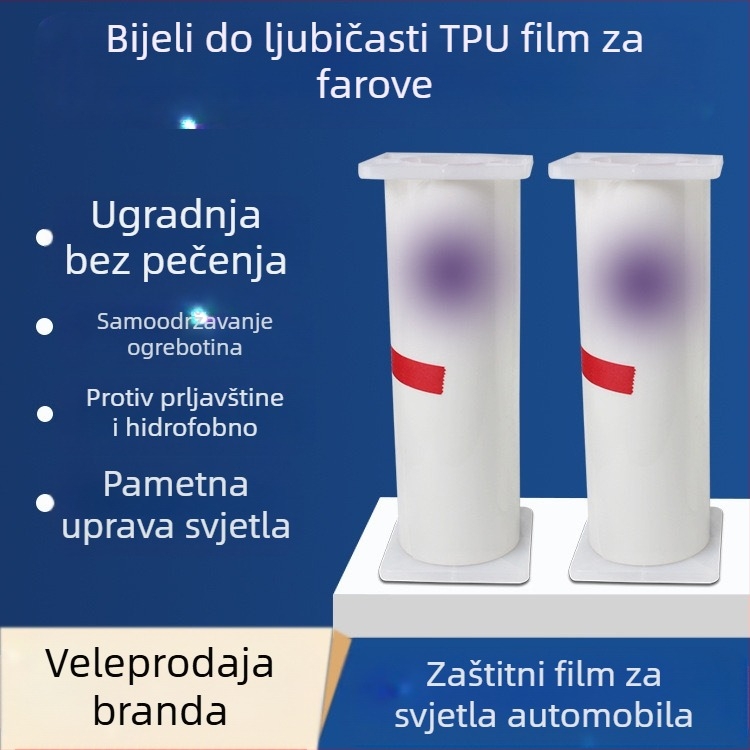BEIJIGUANG TPU film za svjetla automobila — samoreparirajući, zaštita od ogrebotina za prednja i stražnja svjetla