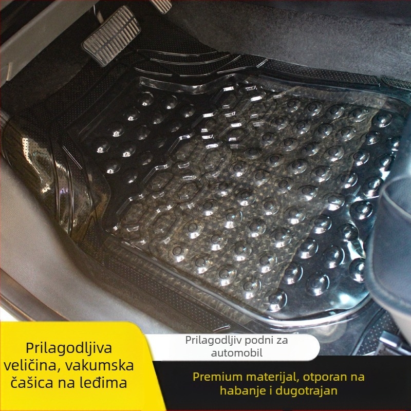 Univerzalni auto pod za stopala, vodootporan PVC, opća kompatibilnost, prilagodljivost