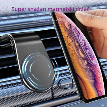 Magnetni držač telefona za auto – univerzalni, Snap-on montaža, klip za ventilaciju zraka, Serija F19, snažan magnet