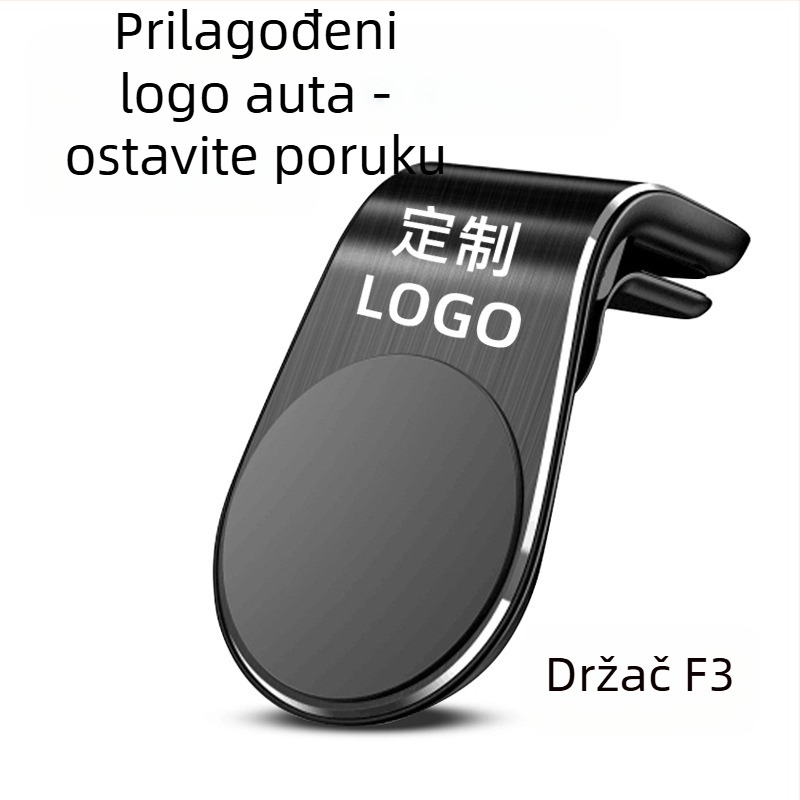 Magnetni držač telefona za auto – univerzalni, Snap-on montaža, klip za ventilaciju zraka, Serija F19, snažan magnet