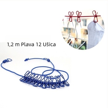 Elastična vanjska šipka za sušenje rublja, s povlačnim mehanizmom, otporna na vjetar, sklopiva i proširiva, Friendly