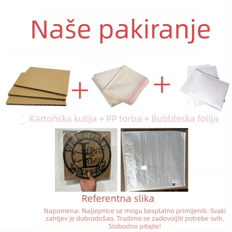 Ukras za okvir vrata – željezna silueta, metalna umjetnost za unutarnje zidove i prozore