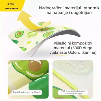 Piknik podmetač – otpornost na vlagu, debela, vodootporna kamping podloga; Oxford platno, PVC premaz; 1200 g; za 6–16 osoba