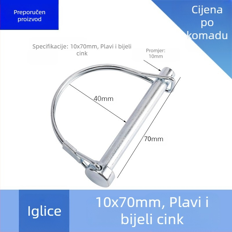 Set pribora za prikolicu/RV: okrugli i kvadratni pinovi, sigurnosni pin, zaključni pin, spojne kopče za vuču; marka CVP/YUJIA; prilagodba dostupna; privatne marke dostupne