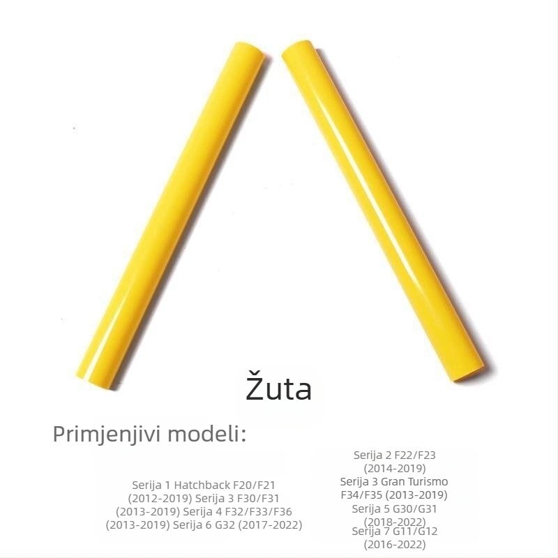 Šarene horizontalne trake za BMW gril, kompatibilne s 3 Series GT i serijama 1/2/4/6/7, X3/X4