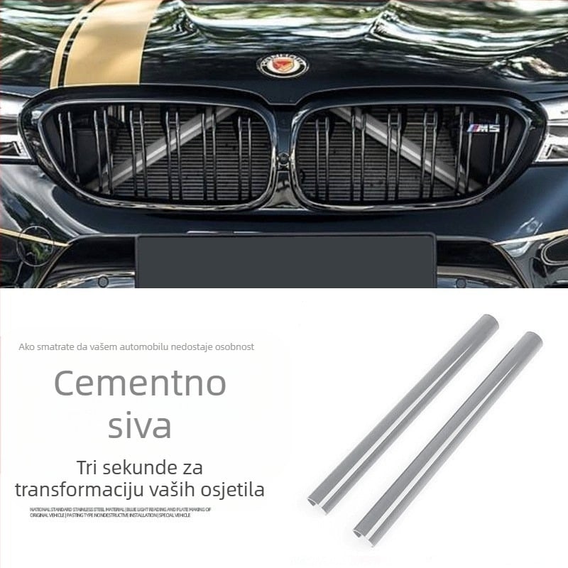 Šarene horizontalne trake za BMW gril, kompatibilne s 3 Series GT i serijama 1/2/4/6/7, X3/X4