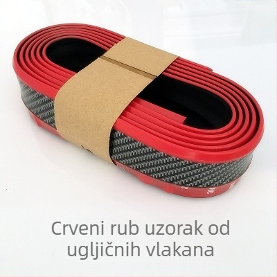 Prednji usnik s trakom za protiv sudara za univerzalnu modifikaciju branika — Marka: Carbon Burning Era, Materijal: ljepilo traka, Prilagodba: Da, Model: Front Lip Crash Strip Small Envelope.