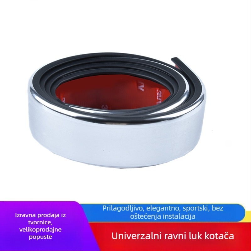 Delano PVC zaštitna traka lukova kotača, model 04, za univerzalne modele automobila