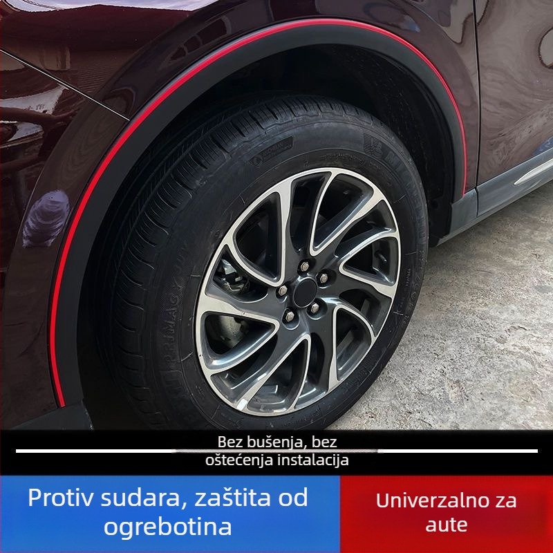 Delano PVC zaštitna traka lukova kotača, model 04, za univerzalne modele automobila