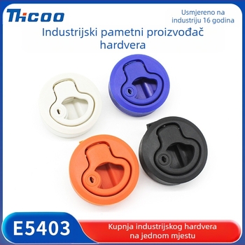 Plastični kružni vučni prsten zaključavanja, plosni tip zaključavanja, model E5403, za RV-ove i hitnu pomoć