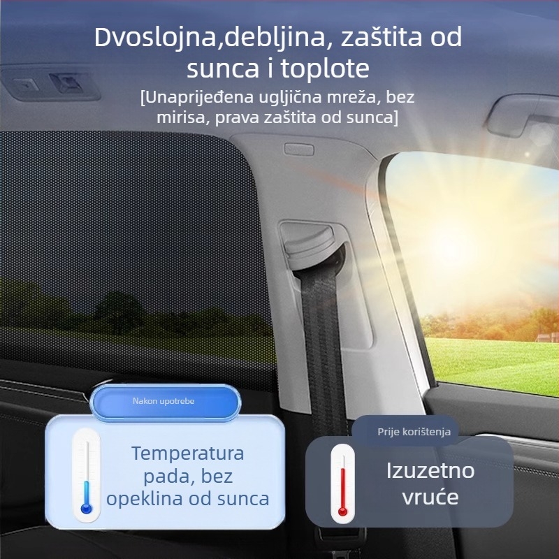 Auto mreža protiv komaraca za prozor – materijal: mreža; namjena: za prozore automobila; marka: Baby Elephant