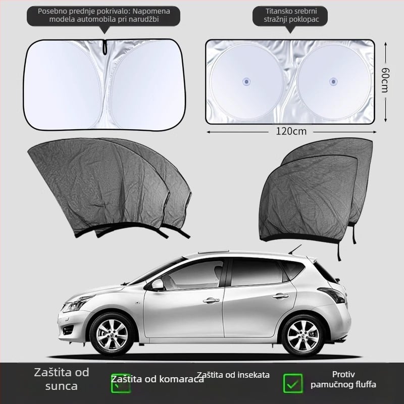 Auto mreža protiv komaraca za prozor – materijal: mreža; namjena: za prozore automobila; marka: Baby Elephant