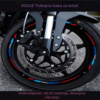 Reflektirajuća naljepnica za središte kotača za modele 250RR, 300RR, 500AC, 525R, 500DS, 350AC — samoljepljiva karoserijska naljepnica