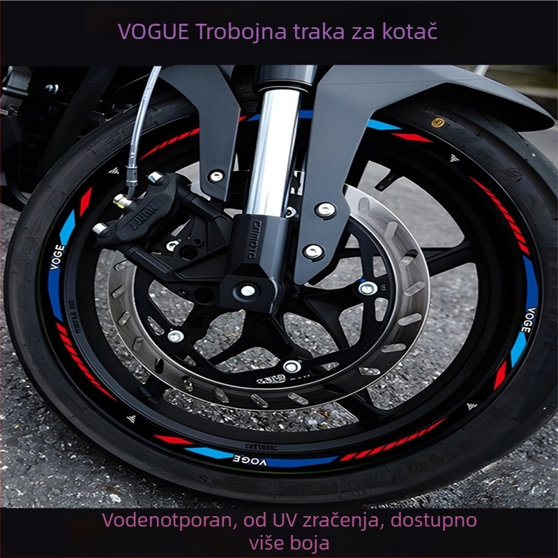 Reflektirajuća naljepnica za središte kotača za modele 250RR, 300RR, 500AC, 525R, 500DS, 350AC — samoljepljiva karoserijska naljepnica