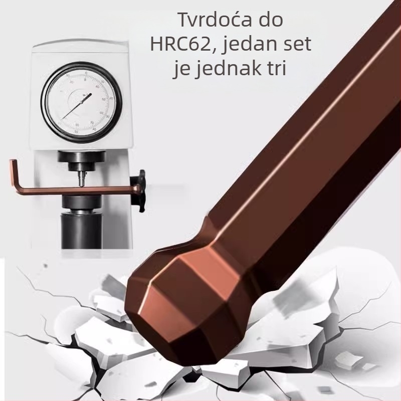 Set unutarnjih imbus ključeva od visokouhljičnog čelika – visoka tvrdoća, Cool Work