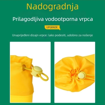 Dječje čizme za kišu, PVC gornji dio, crtani uzorak, unisex, niski pet, srednja visina čizme